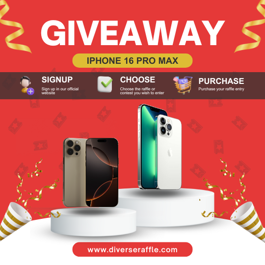 Win This New iPhone 16 Pro Max 1TB Titanium Body!