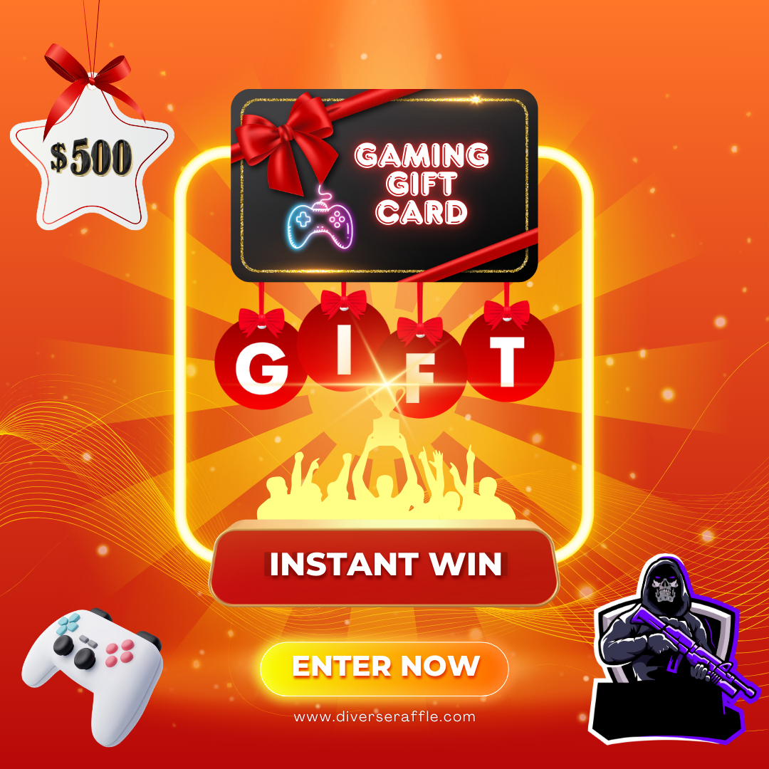 Win This $500 Gift Cards For Gaming (PS, Xbox, Steam...)!