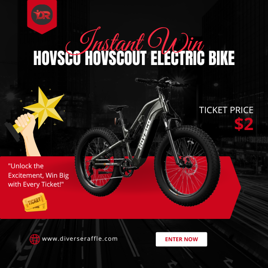 Win This HOVSCO Electric Bike, 750W 26"!