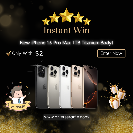 Instant Win This New iPhone 16 Pro Max 1TB Titanium Body!