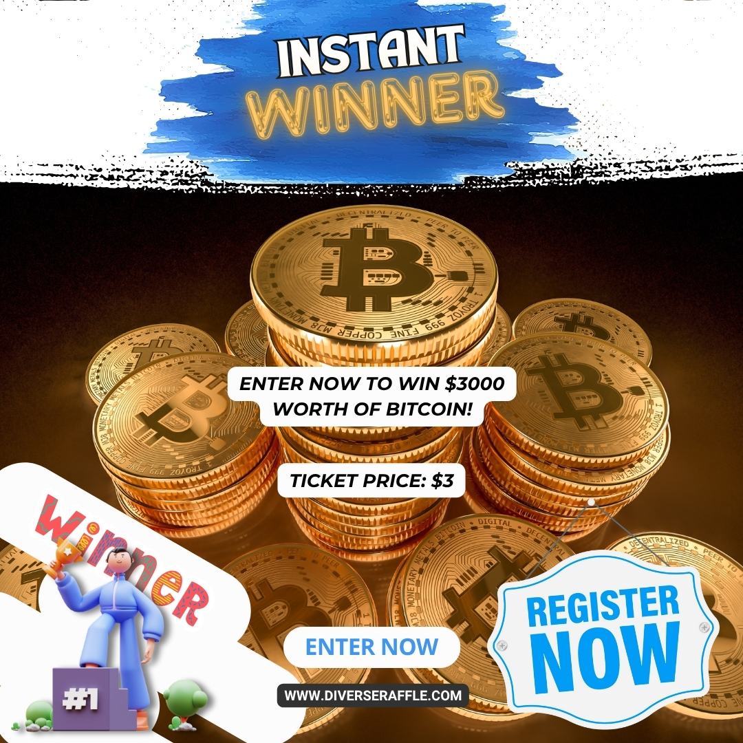 Win $3000 Worth of Bitcoin or $3000 Tax Free Cash!