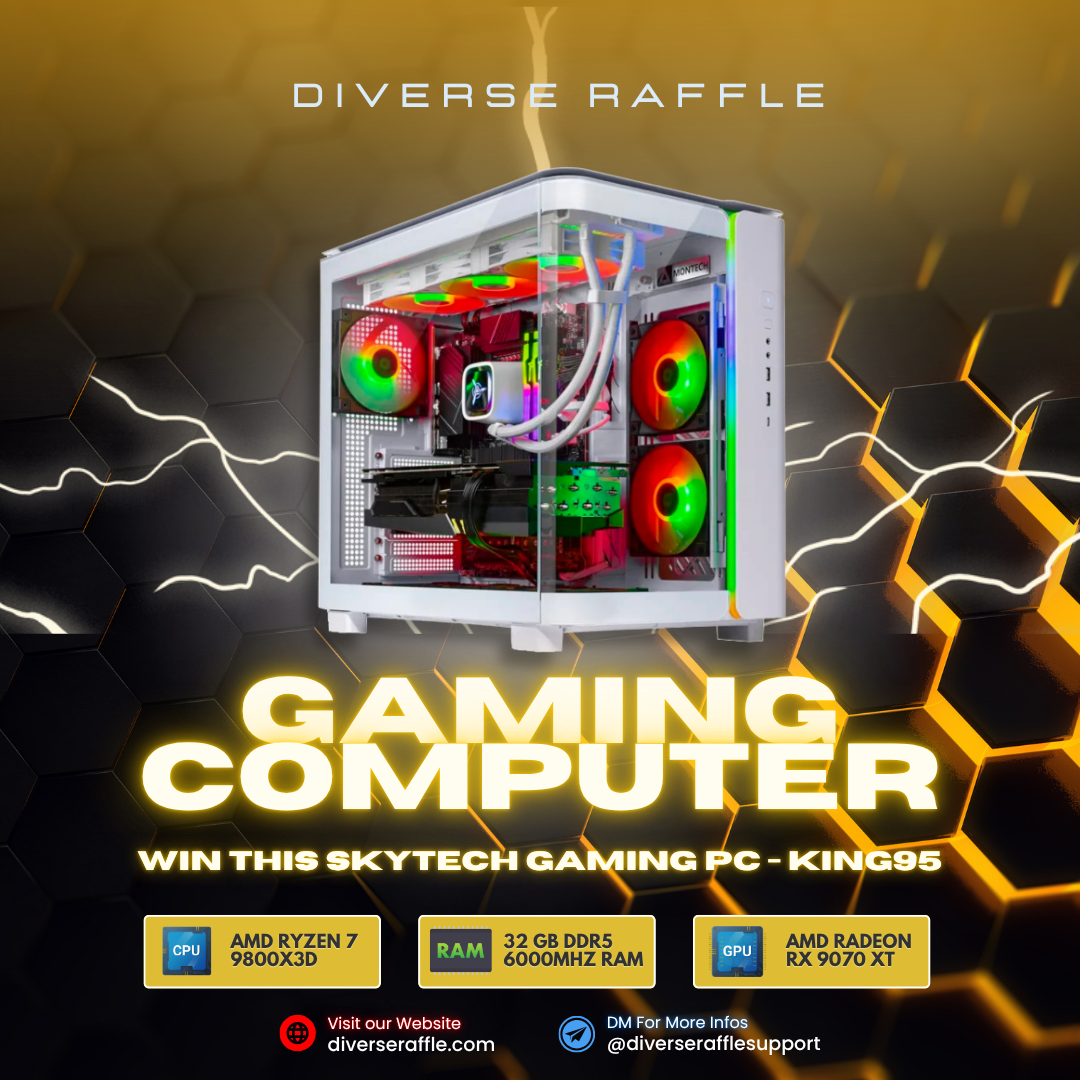 Instant Win This Skytech Ryzen 7 32GB Ram Gaming PC - King95
