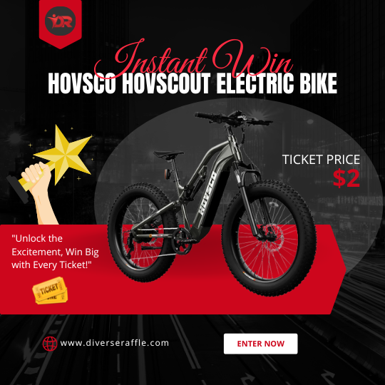 Instant Win This HOVSCO Electric Bike, 750W 26"!
