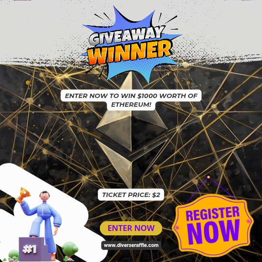 Instant Win $1000 Worth of Ethereum (ETH)!