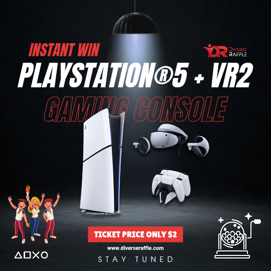 Win PlayStation®5 Digital Edition Console Slim + VR2!