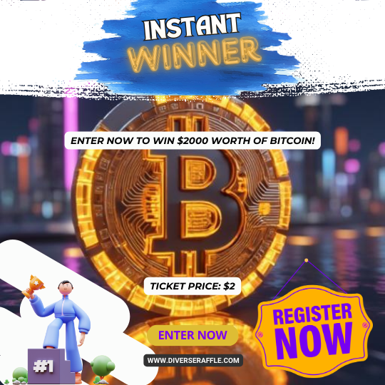 Instant Win $2000 Worth of Bitcoin!