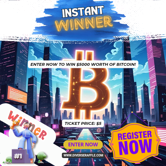 Instant Win $5000 Worth of Bitcoin!