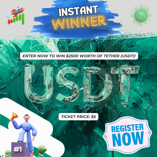 Instant Win $2500 Worth of Tether or Tax Free Cash!