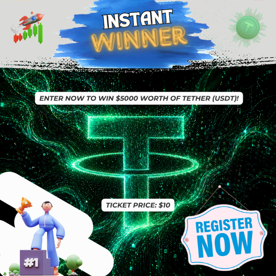 Instant Win $5000 Worth of Tether or Tax Free Cash!