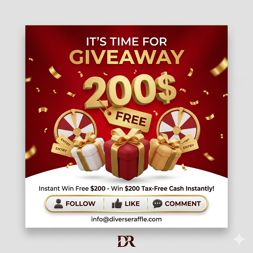 Instant Win Free $200 Tax Free Cash!