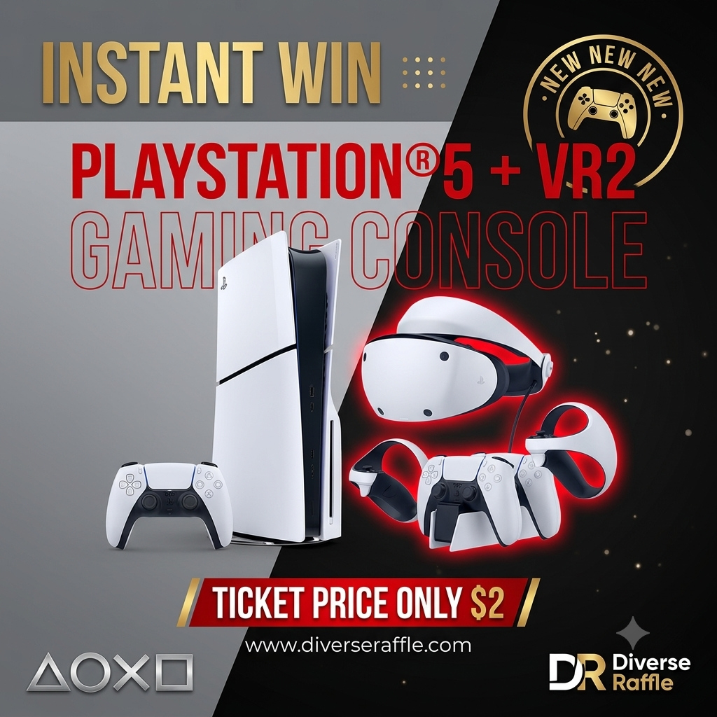 Instant Win PlayStation®5 Digital Edition Console Slim + VR2