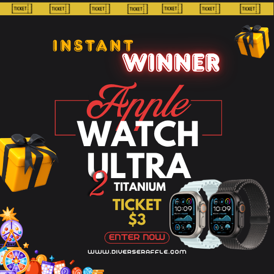 Instant Win This New Brand Apple Watch Ultra 2 Titanium!