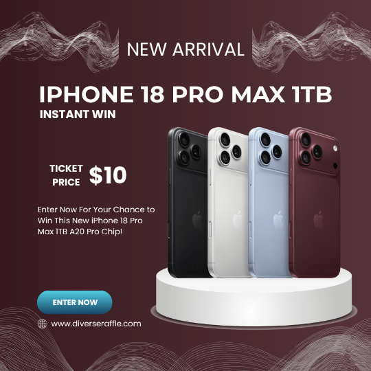 Instant Win This New iPhone 18 Pro Max 1TB!