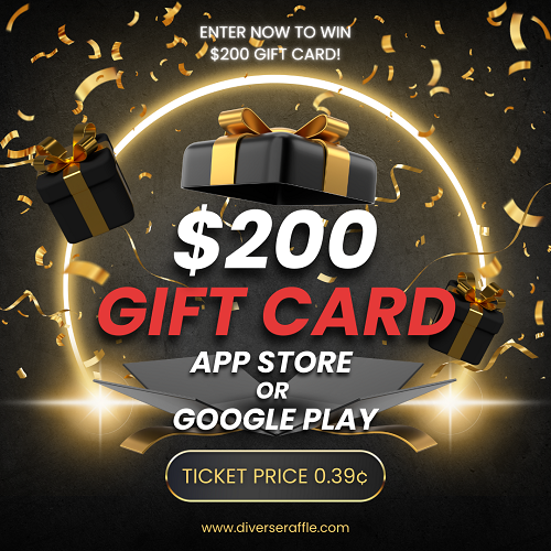 Win The $200 App Store or Google Play Gift Card!