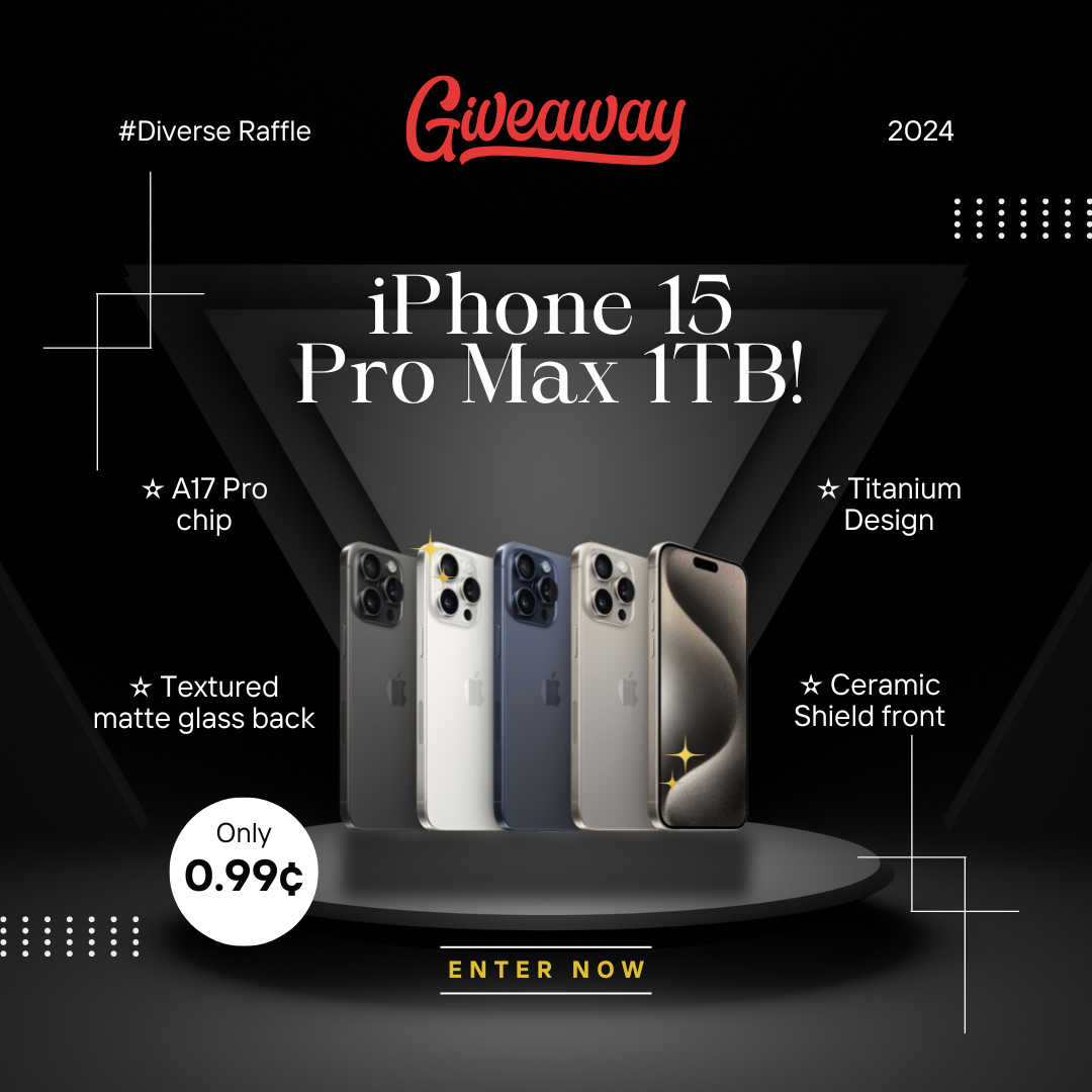 Win This New iPhone 15 Pro Max 1TB!