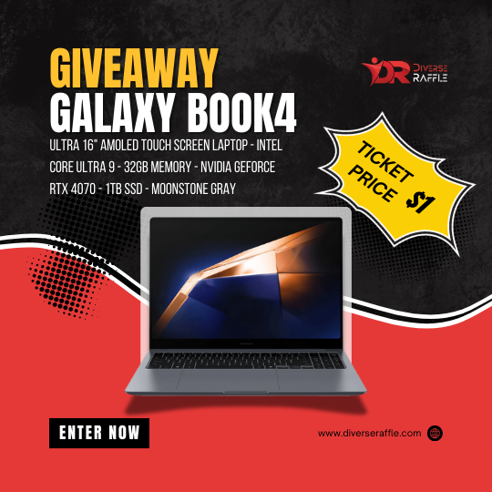 Win This New Samsung Galaxy Book4 Ultra 16" AMOLED