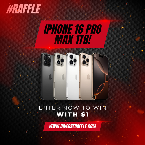 Win This New iPhone 16 Pro Max 1TB Titanium Body!