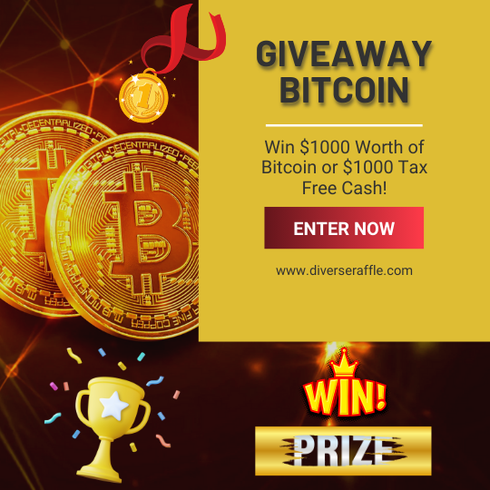 Win $1000 Worth of Bitcoin or $1000 Tax Free Cash!